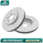 11.81 Inch Front Drilled Disc Brake Rotors For Chevrolet Trax Sonic Buick Encore. Fixed Price $82.84.