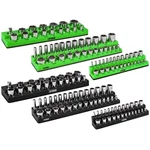 Socket Organizer 143 Piece Set 1/4 3/8 1/2 Drive Sae Metric Ares 60160-6 Black. Fixed Price $179.99.