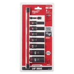 Milwaukee 49-66-7024 8pc Shockwave Impact Duty 3/8" Drive Sae 6-point Socket Set. Fixed Price $42.99.