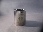 Armstrong (38-118) 18mm, 12 Point, 3/8-inch Drive Metric Standard Socket. Fixed Price $10.95.