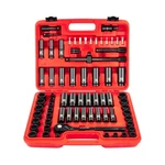Llndei 72 Piece 1/2 Inch Drive Socket Set, 6 & 12 Point Impact Sockets, Deep .... Fixed Price $103.49.
