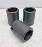 3 Pack Proto J7430h 1/2" Drive 15/16" 6-point Standard Length Impact Socket. Fixed Price $25.99.