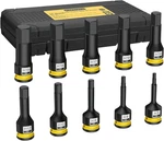 Amtovl Impact Hex Bit Socket 5, 6, 8, 10, 12, 14, 16 17, 18 And 19mm, Yellow. Fixed Price $59.71.