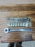 Vtg 8 Pc Craftsman Socket Set 3/8" Drive Metric 9mm - 16mm With Wrench Us. Fixed Price $22.99.