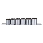 3/8" Drive Socket Set Metric 6 Pieces 20 Mm To 25 , Chrome, Skt St, Chrm,. Fixed Price $29.83.