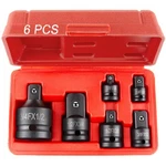 Strugdeas 6 Piece Impact Socket Heavy-black - 1/4", 3/8", 1/2", 3/4", Black. Fixed Price $22.85.