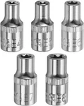 Harfington 5pcs E-torx Socket 1/4" Drive E4-e8 External Torx Deep Socket.... Fixed Price $14.99.