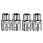 4pcs E-torx Socket 3/8" Guide E10 For Outdoor Deep Torx 1.2" Stars. Fixed Price $11.35.
