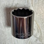 New Armstrong 13/16" Socket 3/8" Drive 12pt Usa 11-126a Made In. Fixed Price $7.79.