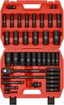 1/2" Drive Master Impact Socket Set, 38 Piece Deep, Standard Sae (3/8" To 1-1/4". Fixed Price $69.97.
