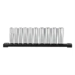 48-22-9505milwaukee Tool 10pc 3/8" Metric Deep Well Sockets With Four Flat Sides. Fixed Price $60.58.