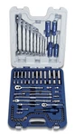 89pc 1/4"& 3/8"drive Master Metric Supertorque 6&12point Socket&tool Set 50622a. Fixed Price $258.26.