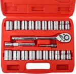 Egofine 1/2" Drive Socket Set, 23 Piece Standard Sae (7/16 To 1 Inch) And Metric. Fixed Price $65.48.