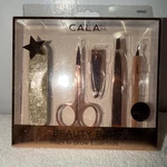 Cala Beauty Bar Mani & Brow Essentials 5 Piece Set (model 50962) Grooming Kit. Fixed Price $5.00.