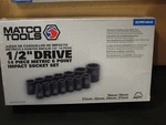 Matco Scpm146va 1/2" Drive Mm 6 Pt. Impact Socket Set New. Fixed Price $115.50.