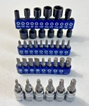 Kobalt 37pc Nut Driver Star Bit Set 1/4 Drive Torx Hex Sockets Phillips. Fixed Price $29.99.