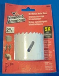 2 1/8" Bimetal Hole Saw Vermont American #18534. Fixed Price $2.99.