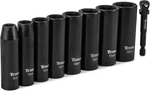 Titan 48401 9-piece 3/8-inch Drive Metric Deep Impact Socket Set. Fixed Price $21.81.
