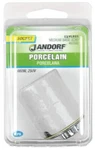 New Jandorf 60582 250v 660w Medium E26 Base Matte Porcelain Keyless Lamp Socket. Fixed Price $6.99.