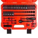 Pgroup 1/4 Inch Drive Impact Socket Set, 79 Pcs Standard Sae(5/32-9/16inch). Fixed Price $84.33.