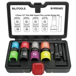 Bilitools Lug Nut Socket Set, 1/2 Inch Drive Non-marring Impact Flip S.... Fixed Price $57.00.