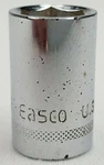Easco 3/8 Socket 1/4 Drive 6 Point 511112, Made In Usa. Fixed Price $2.99.