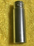 Snap On Tools 7/16" Deep Socket 1/4" Drive 12 Point Mvs14 Usa. Fixed Price $14.99.