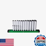 Sk Tools Usa 1/2 Drive 11 Piece 6 Point Deep Metric Chrome Socket Set Sk01349. Fixed Price $93.34.