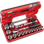 Craftsman V-series Socket Set, Shallow Mm, 1/2 Inch Drive, 21 Piece (cmmt45755v). Fixed Price $202.17.