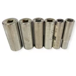Allen 12 Point 3/8 In Drive Deep Socket Set Sae To 13/16 In, 6 Pcs Usa. Fixed Price $29.77.
