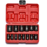 Mixpower 14pc 1/2" Dr. Shallow Impact Socket Set. Fixed Price $38.39.