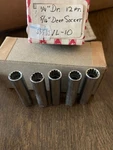 Nos Vintage Bonney 1/4" Drive 12 Pt. Vl10 5/16" Deep Socket Made In Usa. Fixed Price $14.00.