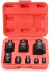 Flzosper 8-piece Impact Adapter And Reducer Set, Cr-v, Sae, For Variety Pack. Fixed Price $24.64.