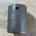 Early Snap-on Tools Industrial Gm14 Socket 6 Point 7/16" Sae 1/4 Drive Usa. Fixed Price $10.98.