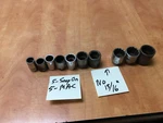 Mac Tools & Snap On 1/2" Drive Sae Shallow 10pc Socket Set 9/16" To 1-1/8". Fixed Price $39.99.