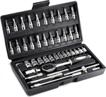 Yufanya 46pcs 1/4 Inch Drive Socket Set,metric Ratchet Wrench 46 Pcs, Chrome. Fixed Price $21.81.