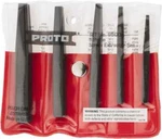 Proto J9500a Five Piece Screw Extractor Set For Range 3/16" To 3/4". Fixed Price $78.32.