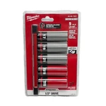 Milwaukee 49-66-7831 Shockwave 1/2" Sae/metric Lug Nut Wheel Socket Set - 5 Pc. Fixed Price $59.99.