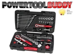 Teng Tmx098 Mecca Pro Tool Set 98 Pieces 1/4" 3/8" 1/2" Drive Sockets Ratchets. Fixed Price $210.76.