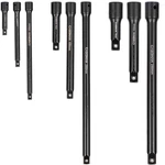 Casoman 9 Pieces Extension Bar Set, 1/4", 3/8" And 1/2" Drive Socket Extension,. Fixed Price $32.09.