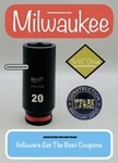 Milwaukee 49-66-6738 20mm Shockwave Impact Duty 3/8" Drive Deep Socket 20 Mm. Fixed Price $15.62.