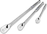 Duratech 3-piece Extra Long Drive Ratchet Handle, 1/4", 3/8", 1/2" 90-tooth Ratc. Fixed Price $86.62.