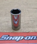 New Snap On Fsms14 - 3/8" Drive 14mm Semi Deep 6pt Chrome Socket Ships Free. Fixed Price $32.95.