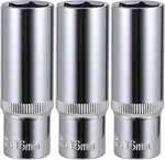 3-piece 16mm Deep Sockets, 3/8-inch Drive, 6-point, Corrosion Resistance,.... Fixed Price $19.99.