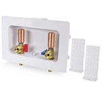 Highcraft Washing Machine Outlet Box Brass Water Hammer Arrestor 1/2" Pex Crimp. Fixed Price $84.81.