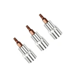 Focmkeas 1/4" Drive T10 Torx Bit Socket, S2 Steel Bits, Heat Treated Crv Stee.... Fixed Price $9.82.