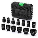 Tecotek 13-piece 1/4-inch Drive Metric Impact Socket Set 4mm-15mm Stubby 6 Point. Fixed Price $58.75.