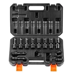Vevor 14pcs Universal Impact Socket Set - 3/8" Drive Deep Metric 10-19mm 6 Po.... Fixed Price $67.67.