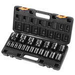 Vevor Impact Drive Socket Set 1/2 Inches 19 Piece 1/2'' Sae 19pc Cr-v, Black. Fixed Price $61.22.