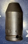 Proto 9/16 07509l - 3/4" Drive 6pt 6-point Deep Impact Socket Usa. Fixed Price $30.55.
